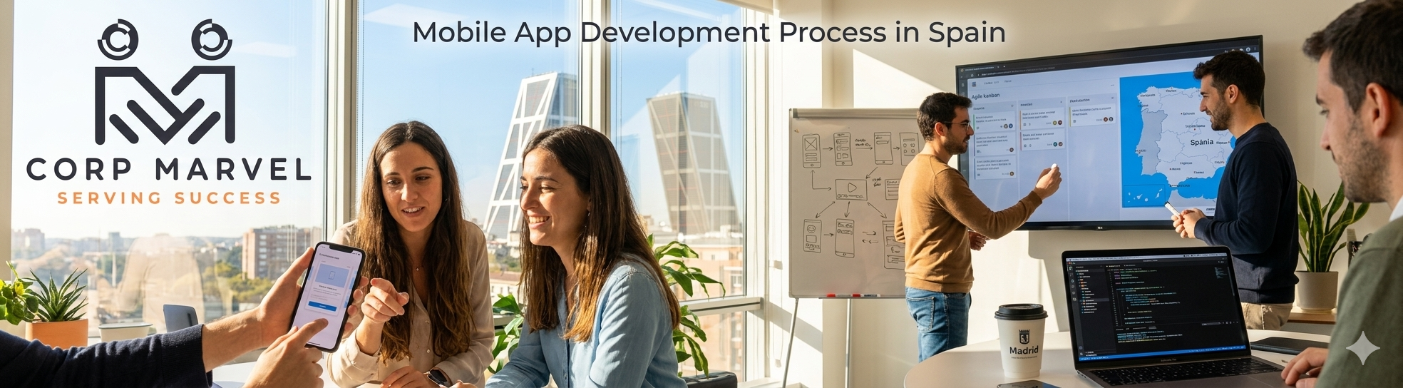 Corp Marvel's Mobile App Development Process in Spain