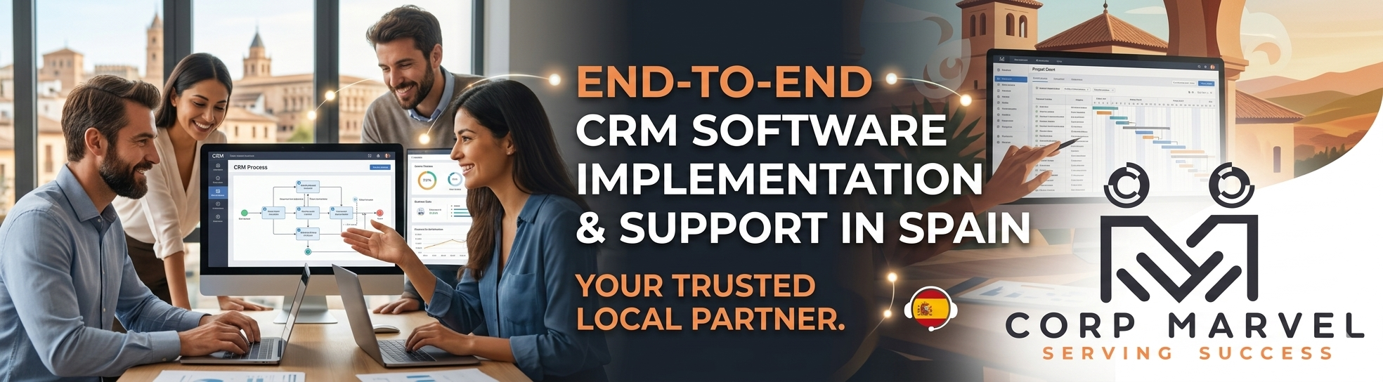 End-to-End CRM Software Implementation and Support in Spain