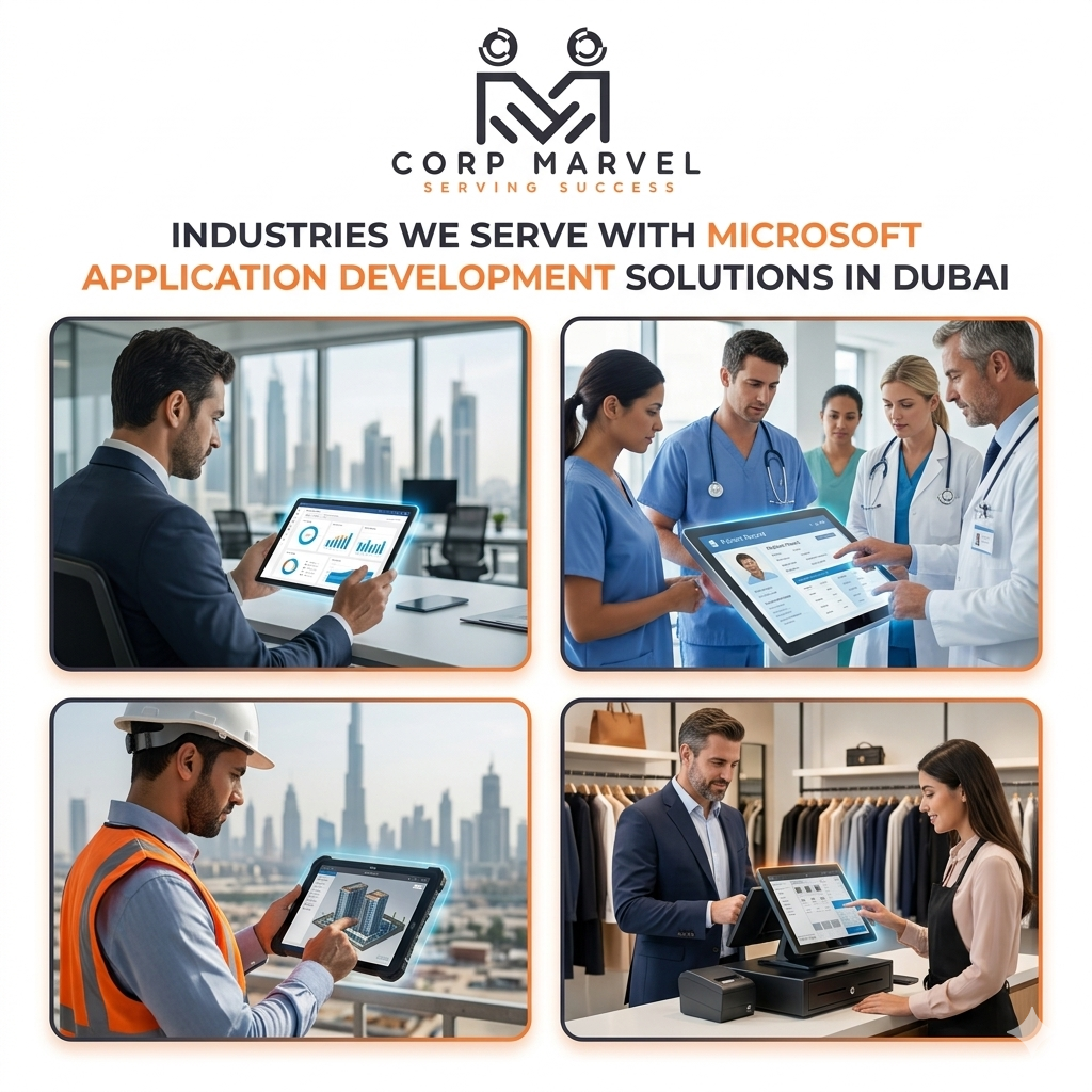 Industries We Serve with Microsoft Application Development Solutions in DubaiIndustries We Serve with Microsoft Application Development Solutions in Dubai