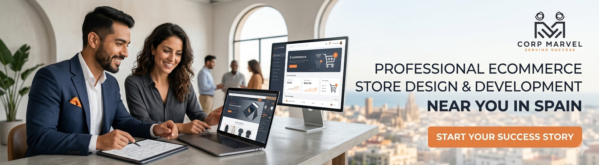Professional Ecommerce Store Design & Development Near You in Spain
