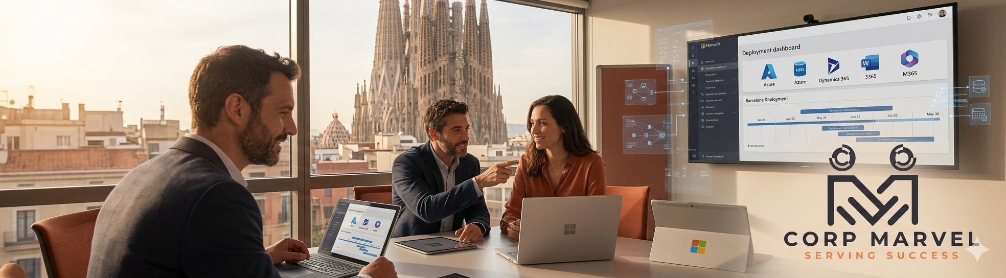 Seamless Integration & Deployment of Microsoft Applications in Barcelona