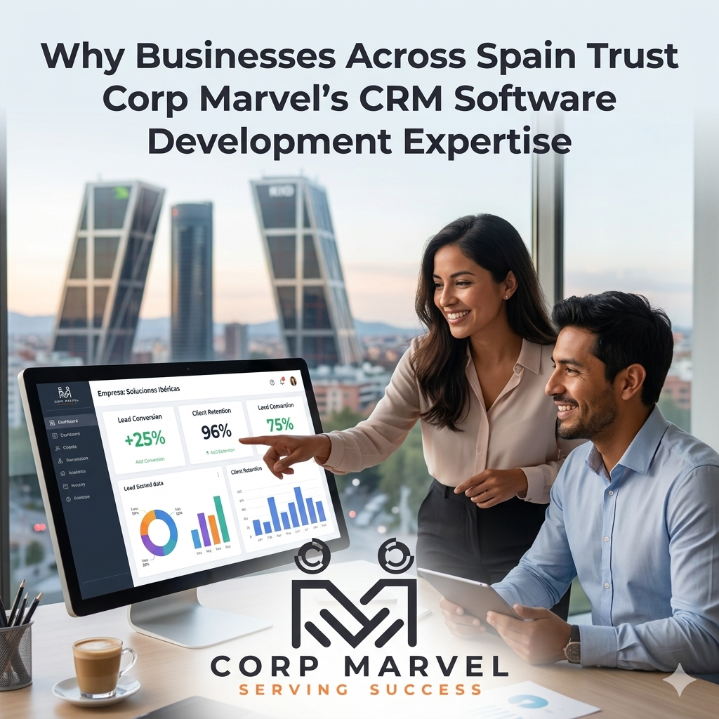 Why Businesses Across Spain Trust Corp Marvel's CRM Software Development Expertise