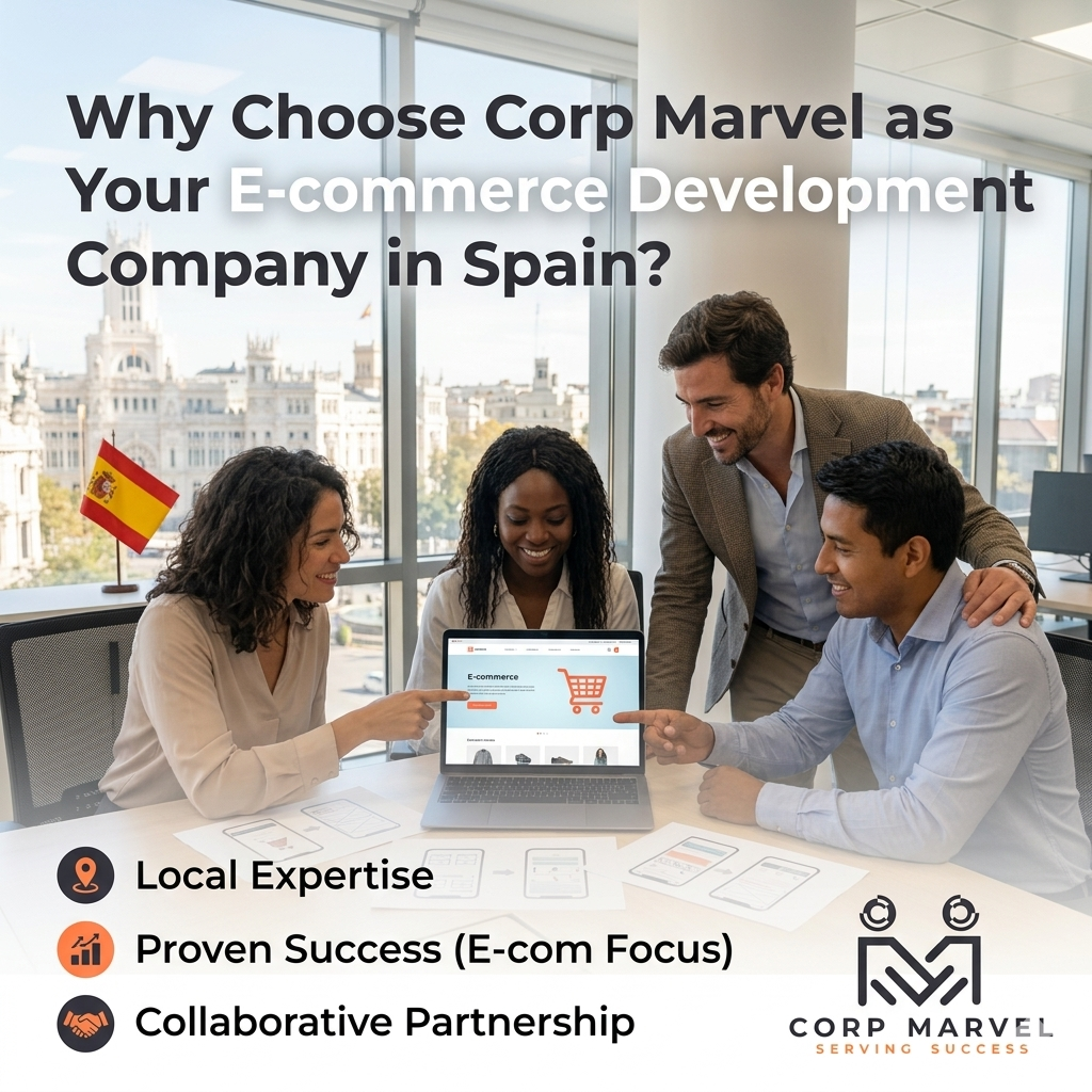 Why Choose Corp Marvel as Your Ecommerce Development Company in Spain