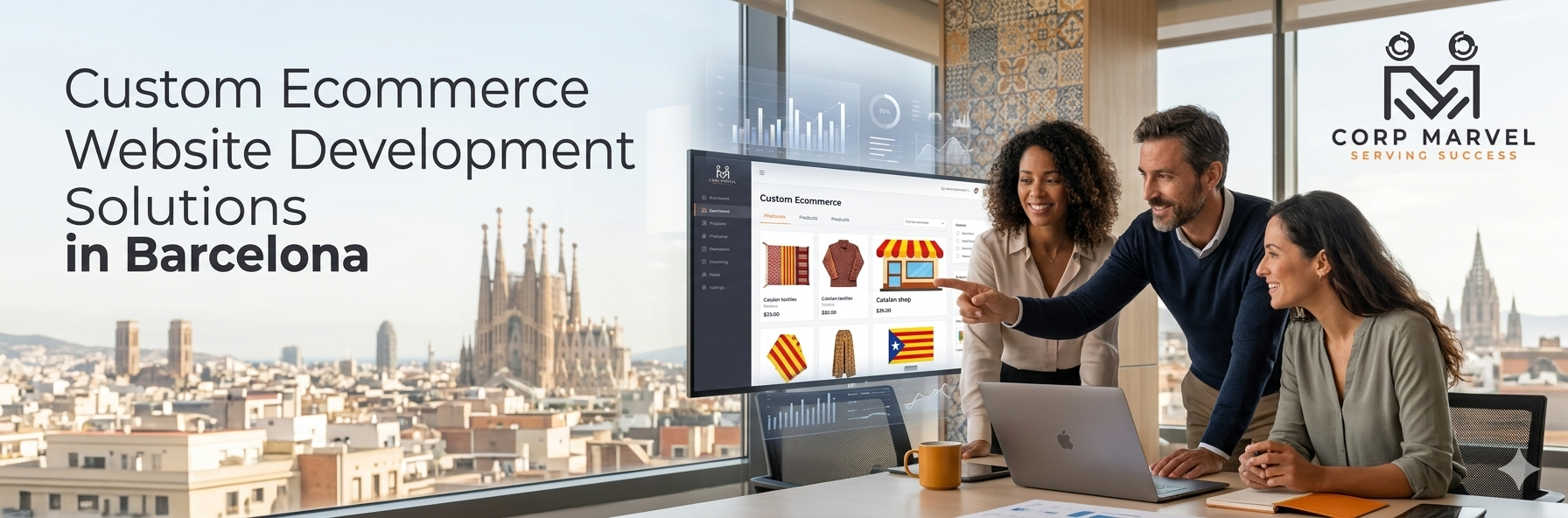 Custom Ecommerce Website Development Solutions in Barcelona