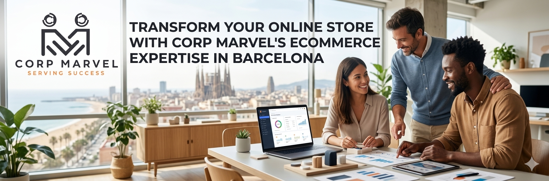 Transform Your Online Store with Corp Marvel’s Ecommerce Expertise in Barcelona