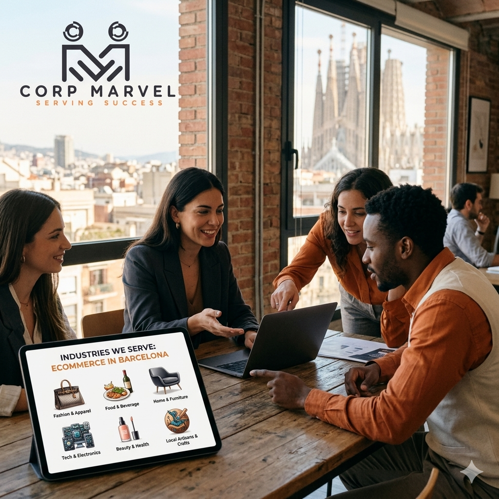 Industries We Serve with Ecommerce Development in Barcelona​